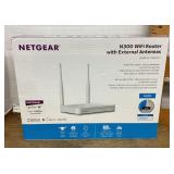 Netgear N300 Wi-Fi router with external antennas
