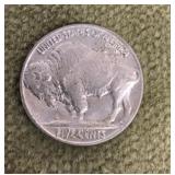 1935 Buffalo nickel double die reverse