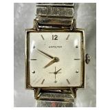 Hamilton 10k gold filled automatic watch --works