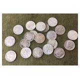 20 silver dimes