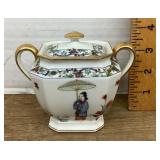 Thï¿½odore Haviland Limoges porcelain sugar bowl