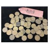 Roll of 1937-D wheat pennies