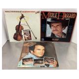Merle Haggard LP lot