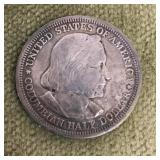 1893 Colombian Exposition half dollar