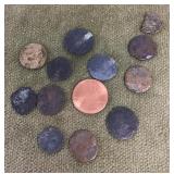 12 assorted ancient coins