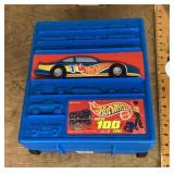 Hot Wheels case with cars