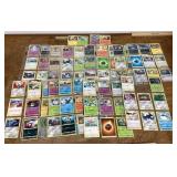 13 sheets filled front & back of Pokï¿½mon cards 243