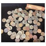 2 rolls of wheat pennies