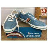 Blue Rainbow Hush Puppies sports shoes
