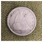 1875-S Liberty 20-cent piece