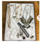 Costume jewelry necklaces