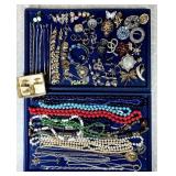 Group of costume jewelry