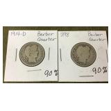2 Barber quarters