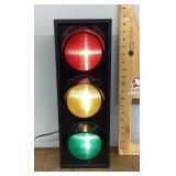 Novelty stoplight --works