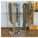 Costume jewelry necklaces