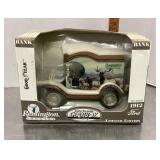 Remington diecast car bank