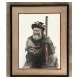 1978 James Bama "Mountain Man" signed print