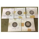 5 silver dimes