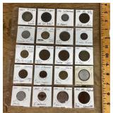 Sleeve of assorted coins