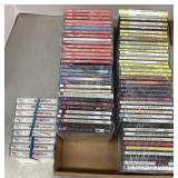 Group of CDs and cassettes