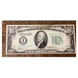 1934 C Series $10 US bank note
