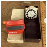GAF View-Master with reels in storage box