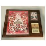 St. Louis Cardinals World Series champions plaque
