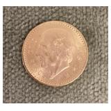 1910 Mexican 10 pesos gold coin