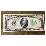 1934 Series $10 US bank note