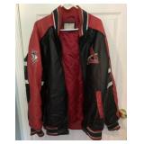 Cardinals leather jacket Size L