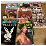 Group of adult magazines