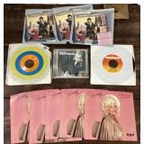Dolly Parton music lot --picture sleeves are empty