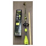 Ryobi 40V gas trimmer with box