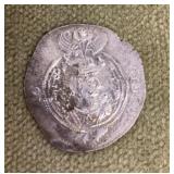 Persian silver Drachm coin