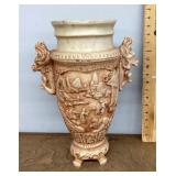 Carved alabaster? vase