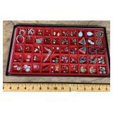 Costume jewelry pierced earrings