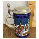 1978 German Christmas beer stein