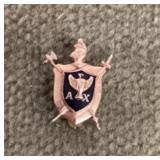 10k gold fraternal pin