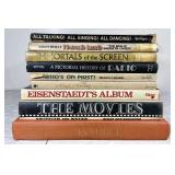 9 books on photography, movies, radio, celebrity