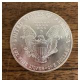 1 oz. American silver Eagle coin