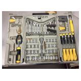 Tool set in case