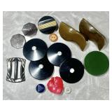 Antique plastic and Bakelite buttons