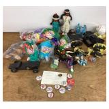 Clean up lot of toys and buttons