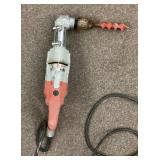 Milwaukee electric right angle drill --works