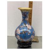 Cloisonne vase