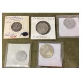 5 Foreign coins