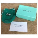 Tiffany & Co.sterling heart shaped earrings