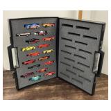 Die cast cars with storage case
