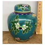 Cloisonnï¿½ ginger jar