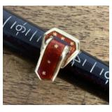 14k gold enamel ladies